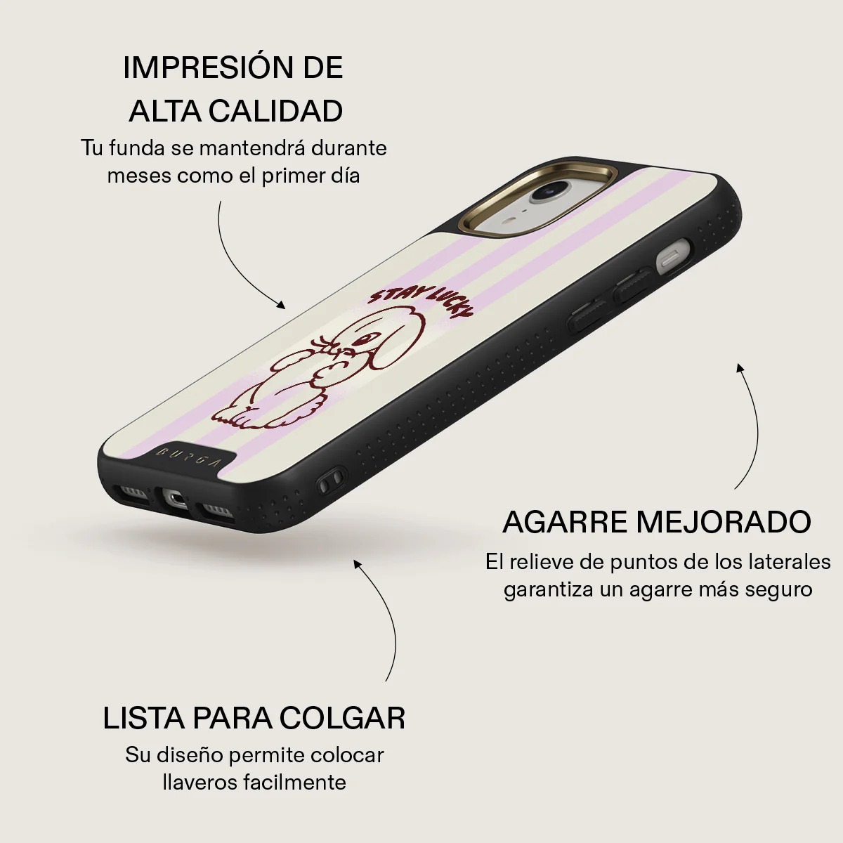 Stay Lucky - iPhone XR Funda - Image 13