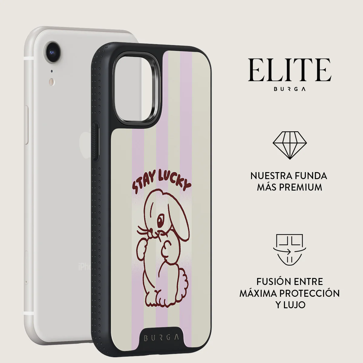 Stay Lucky - iPhone XR Funda - Image 17