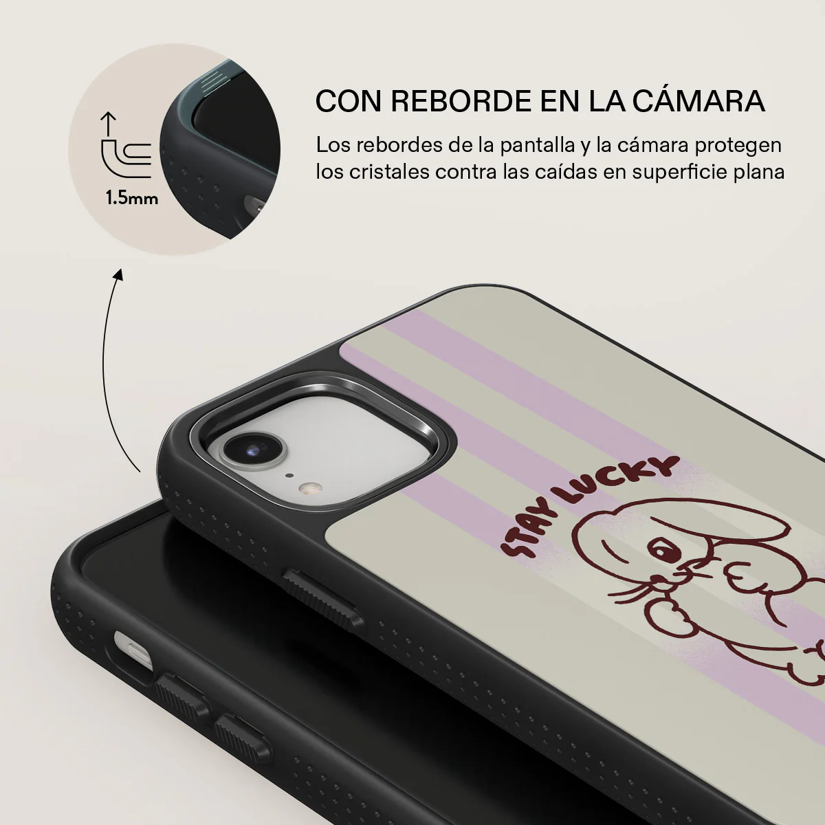 Stay Lucky - iPhone XR Funda - Image 19