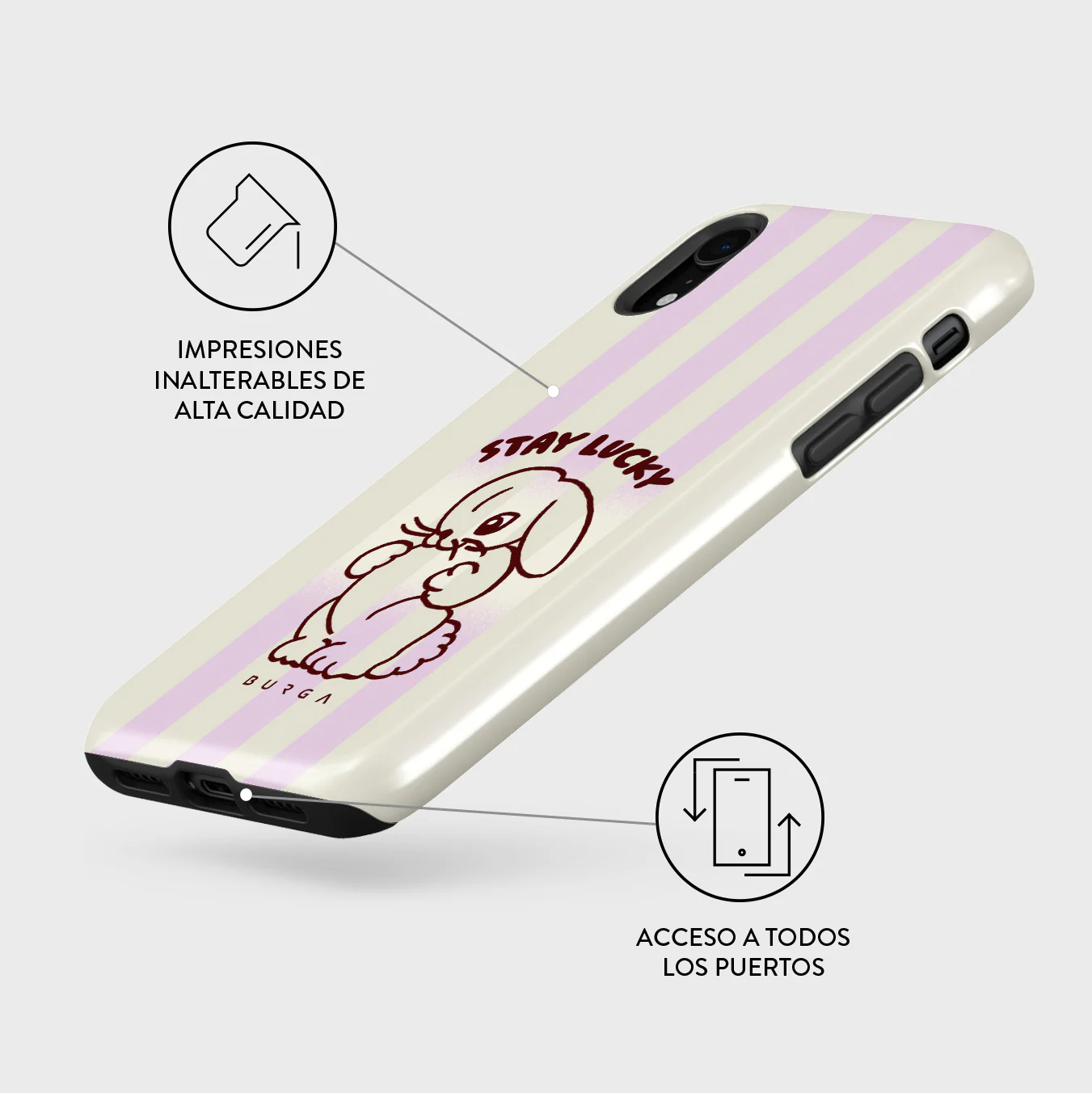 Stay Lucky - iPhone XR Funda - Image 7