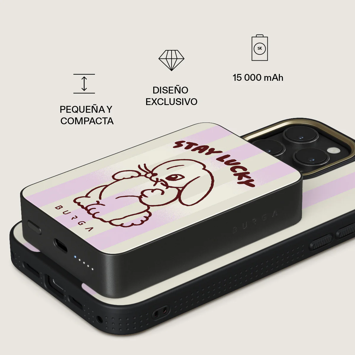 Stay Lucky - Power Bank Magnético - Image 32