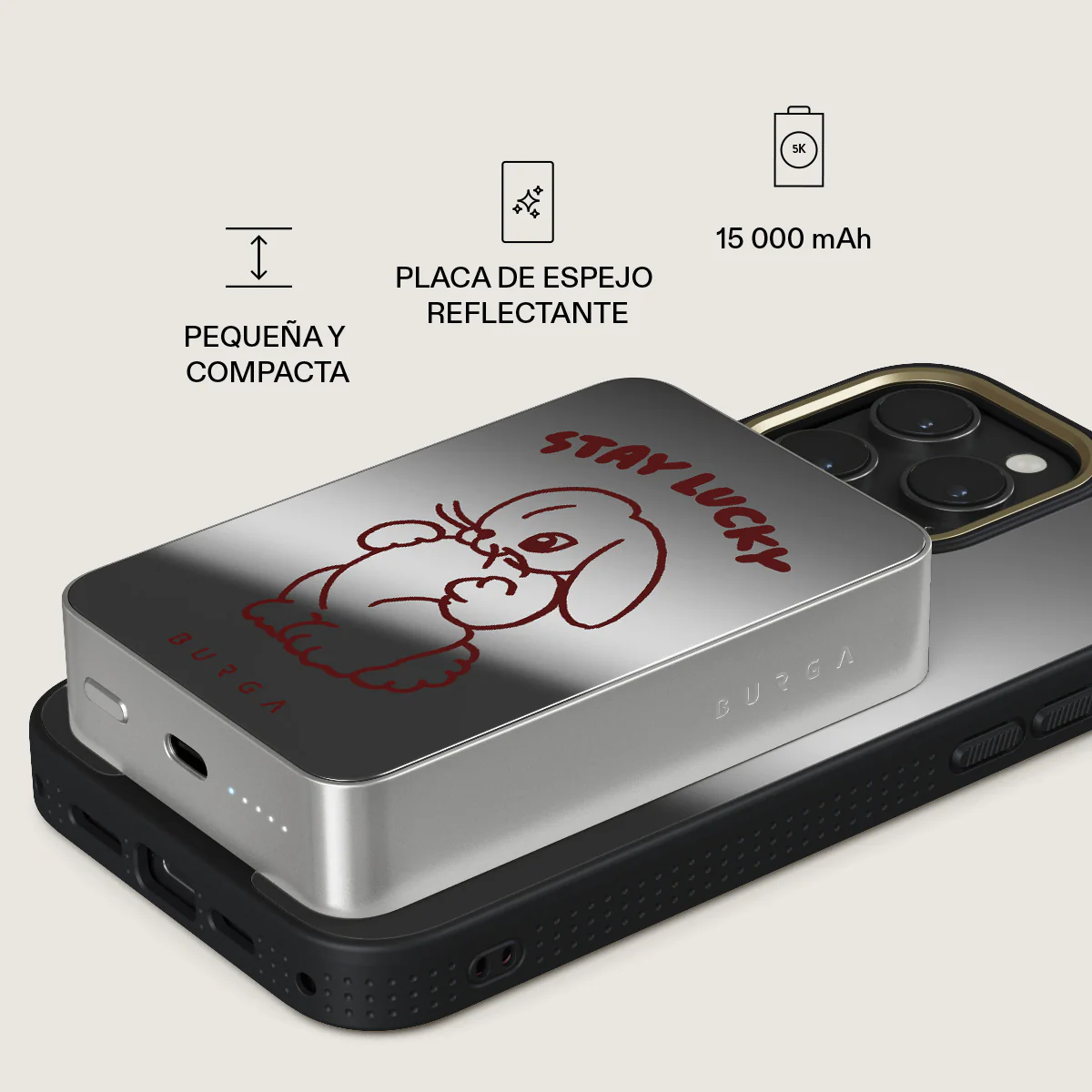 Stay Lucky - Power Bank Magnético - Image 87