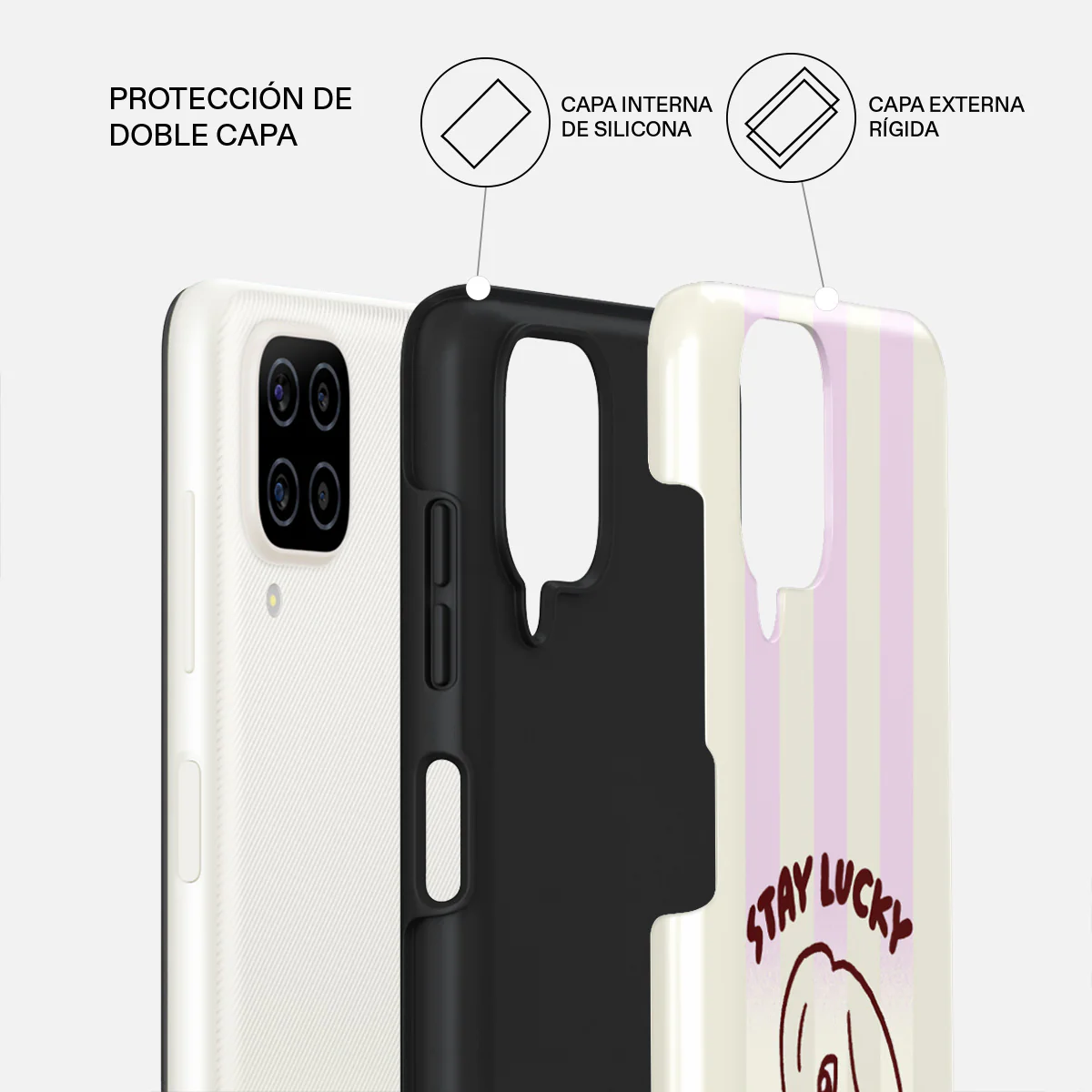 Stay Lucky - Samsung Galaxy A12 4G Funda - Image 2