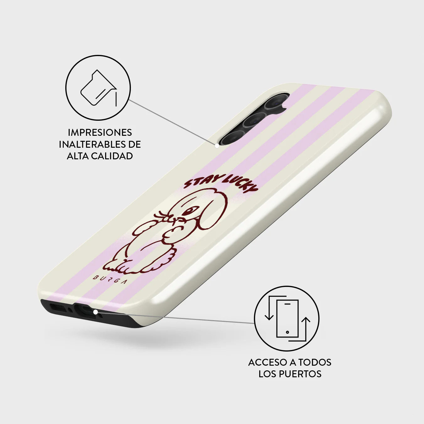 Stay Lucky - Samsung Galaxy A34 Funda - Image 3