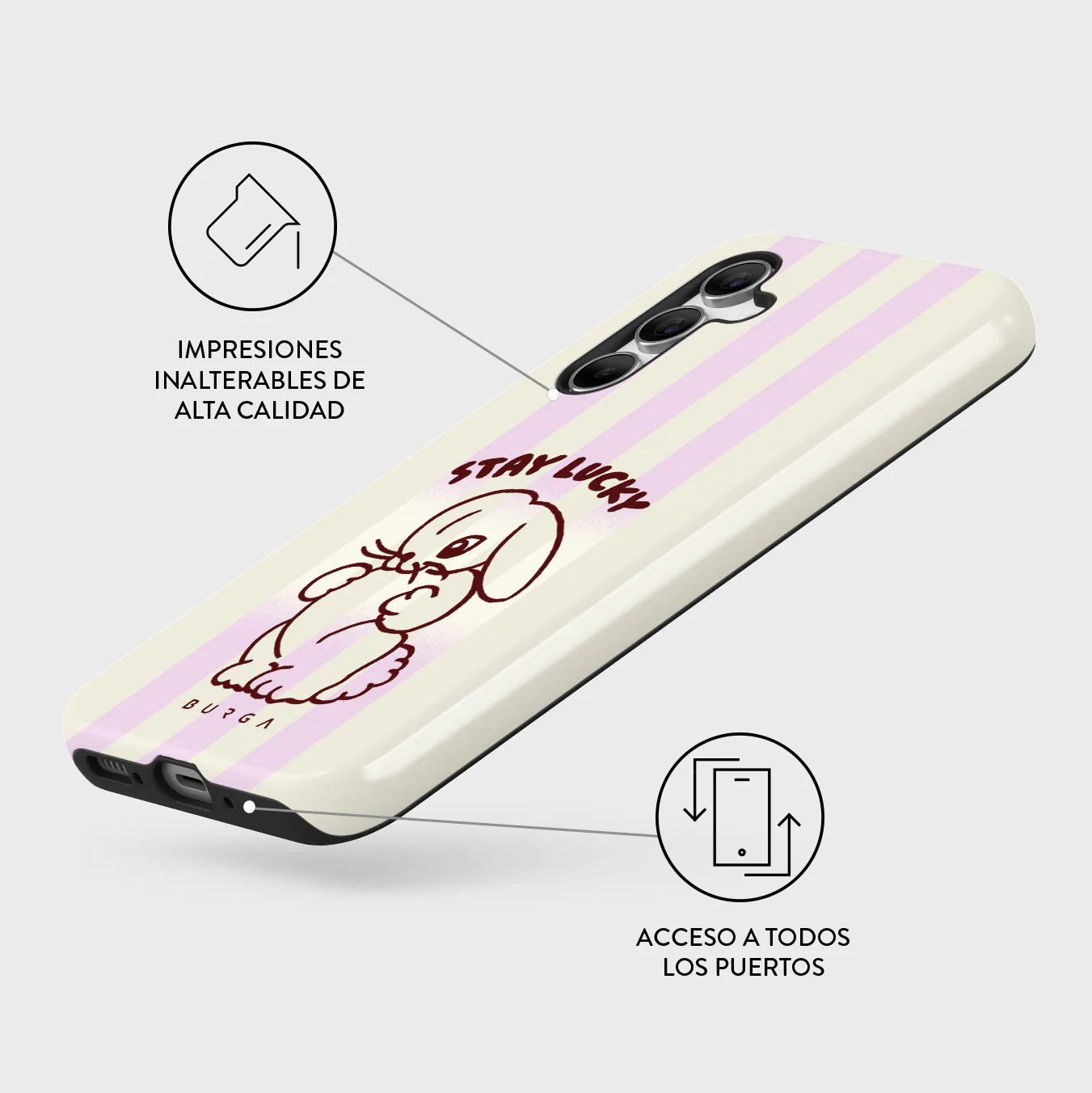 Stay Lucky - Samsung Galaxy A55 Funda - Image 3