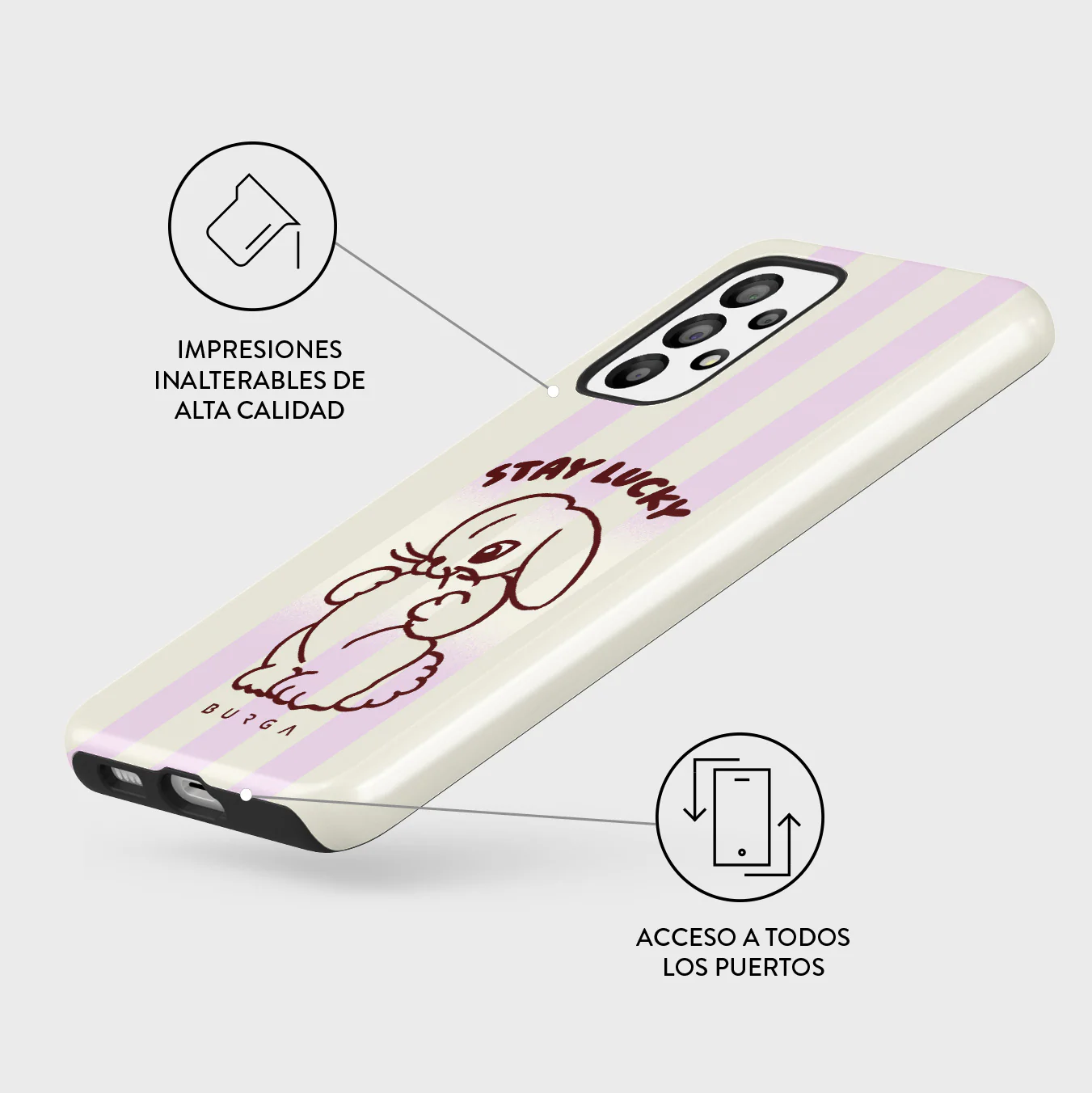 Stay Lucky - Samsung Galaxy A73 Funda - Image 3