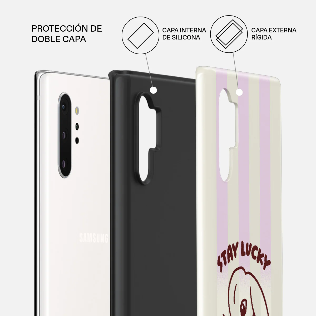 Stay Lucky - Samsung Galaxy Note 10 Plus Funda - Image 6