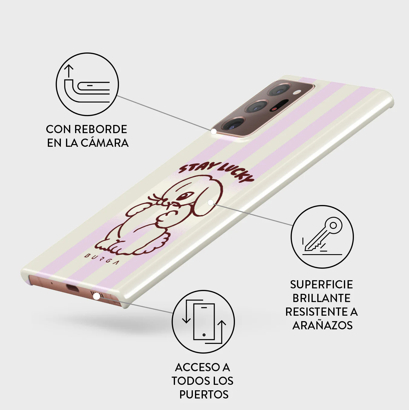 Stay Lucky - Samsung Galaxy Note 20 Ultra 4G / 5G Funda - Image 3