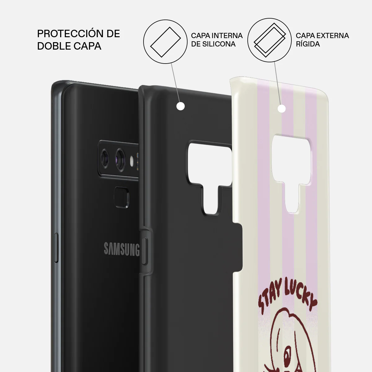 Stay Lucky - Samsung Galaxy Note 9 Funda - Image 6