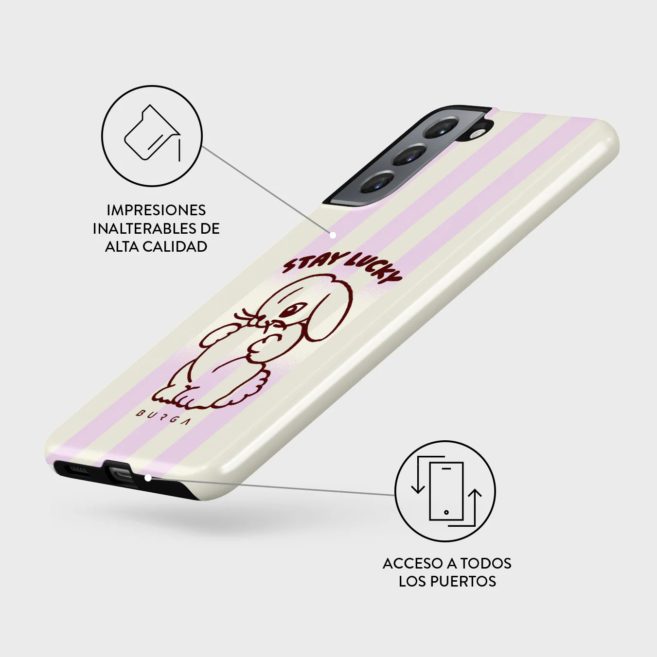Stay Lucky - Samsung Galaxy S21 Funda - Image 3