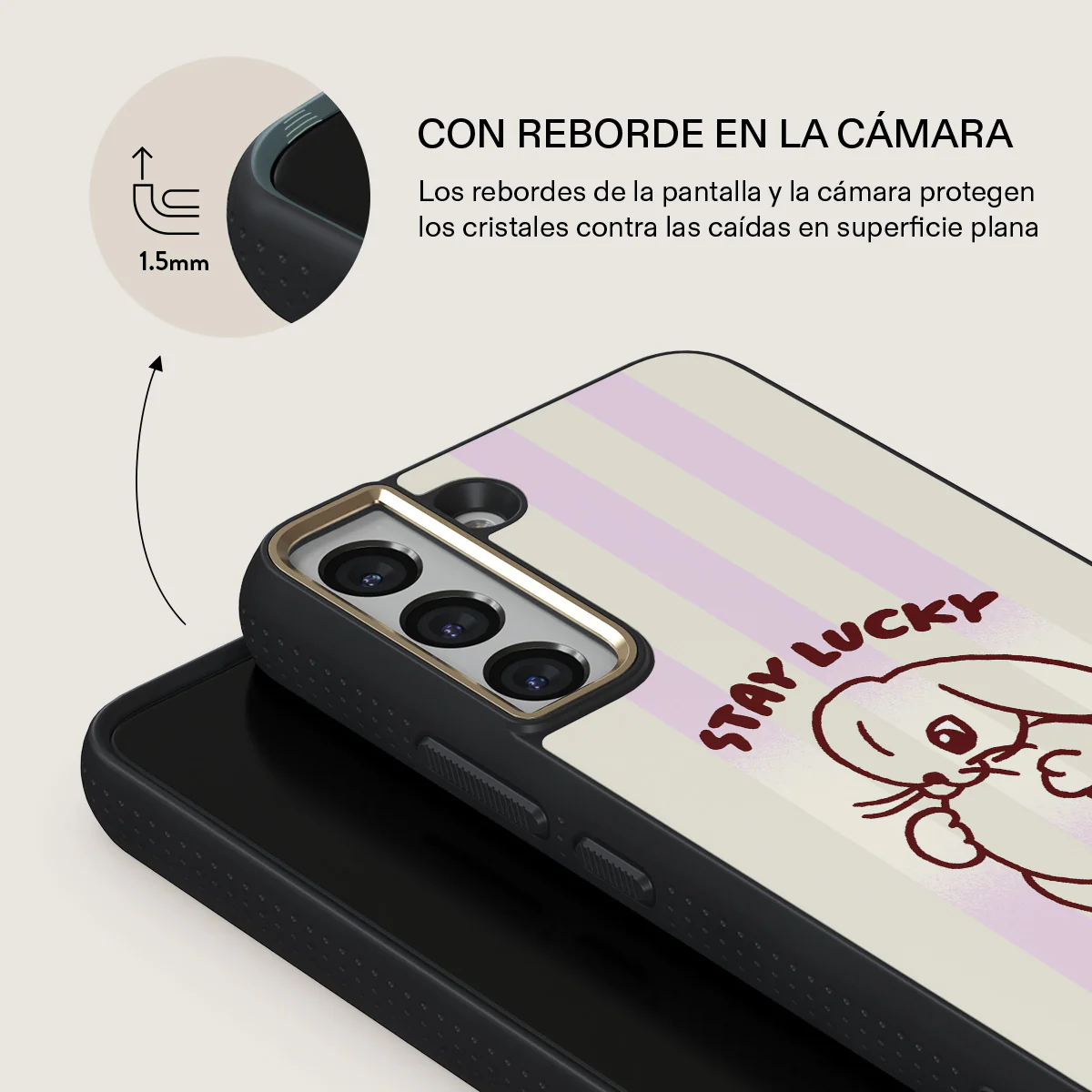 Stay Lucky - Samsung Galaxy S22 Funda - Image 8