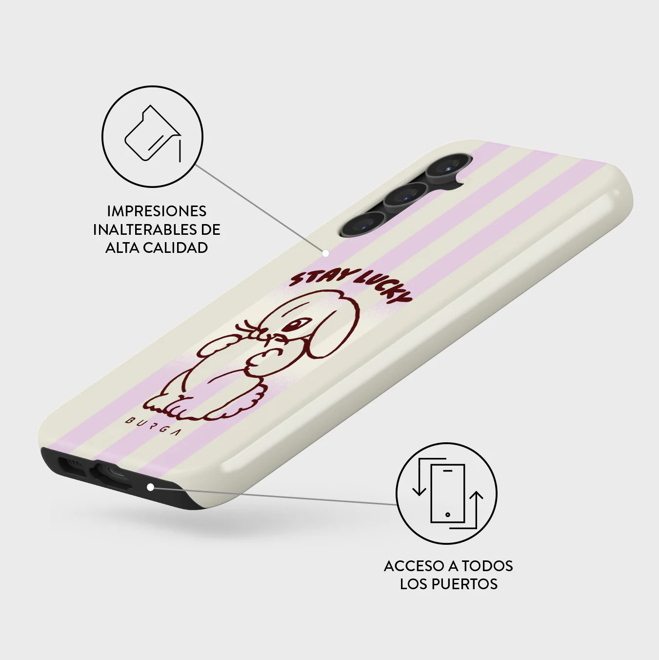 Stay Lucky - Samsung Galaxy S23 FE Funda - Image 3