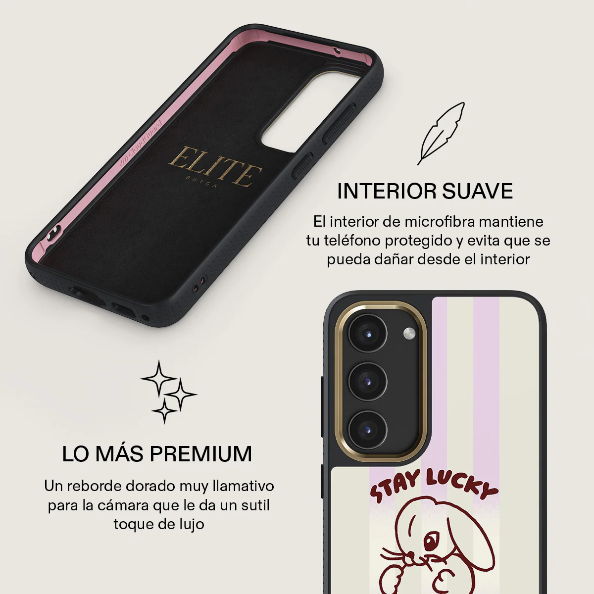 Stay Lucky - Samsung Galaxy S23 Funda - Image 10