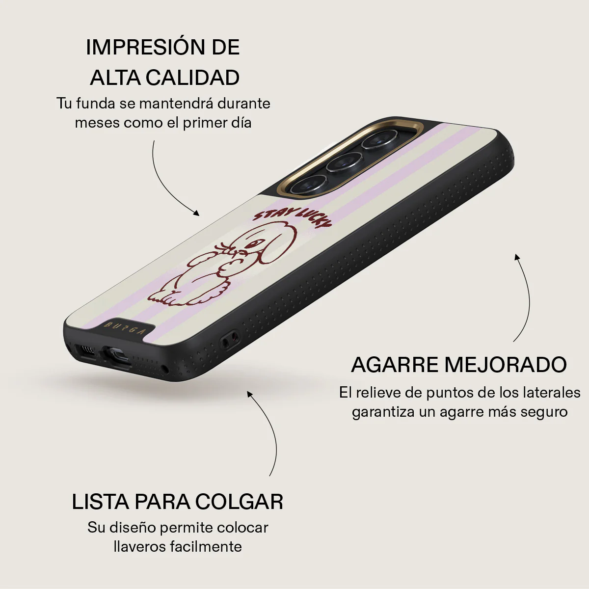 Stay Lucky - Samsung Galaxy S23 Funda - Image 9
