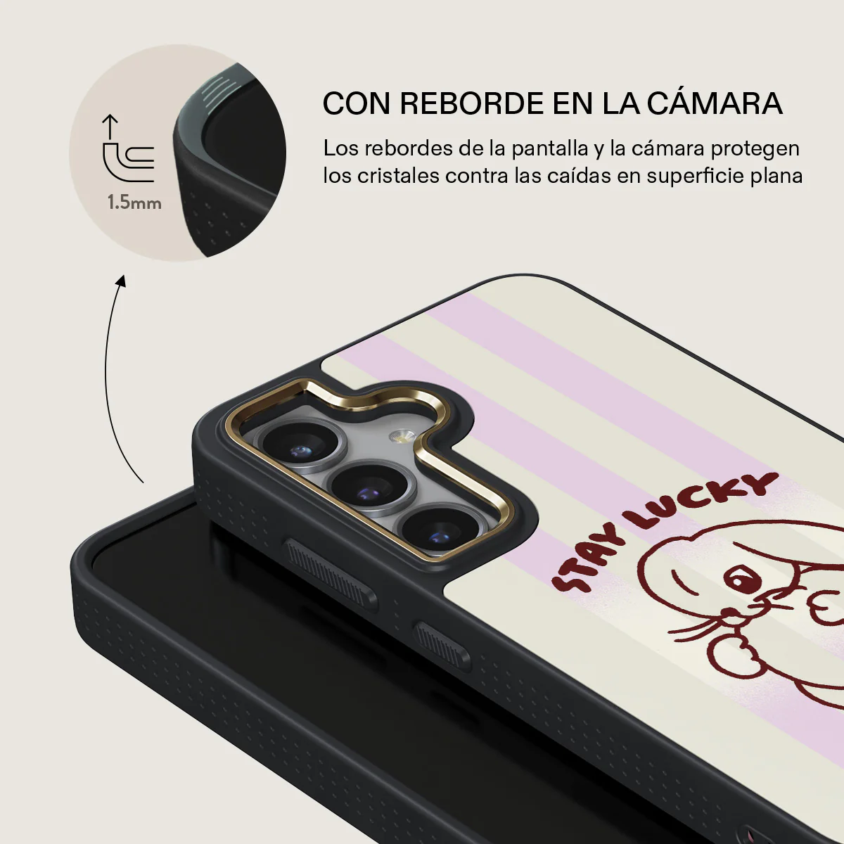 Stay Lucky - Samsung Galaxy S24 Funda - Image 8