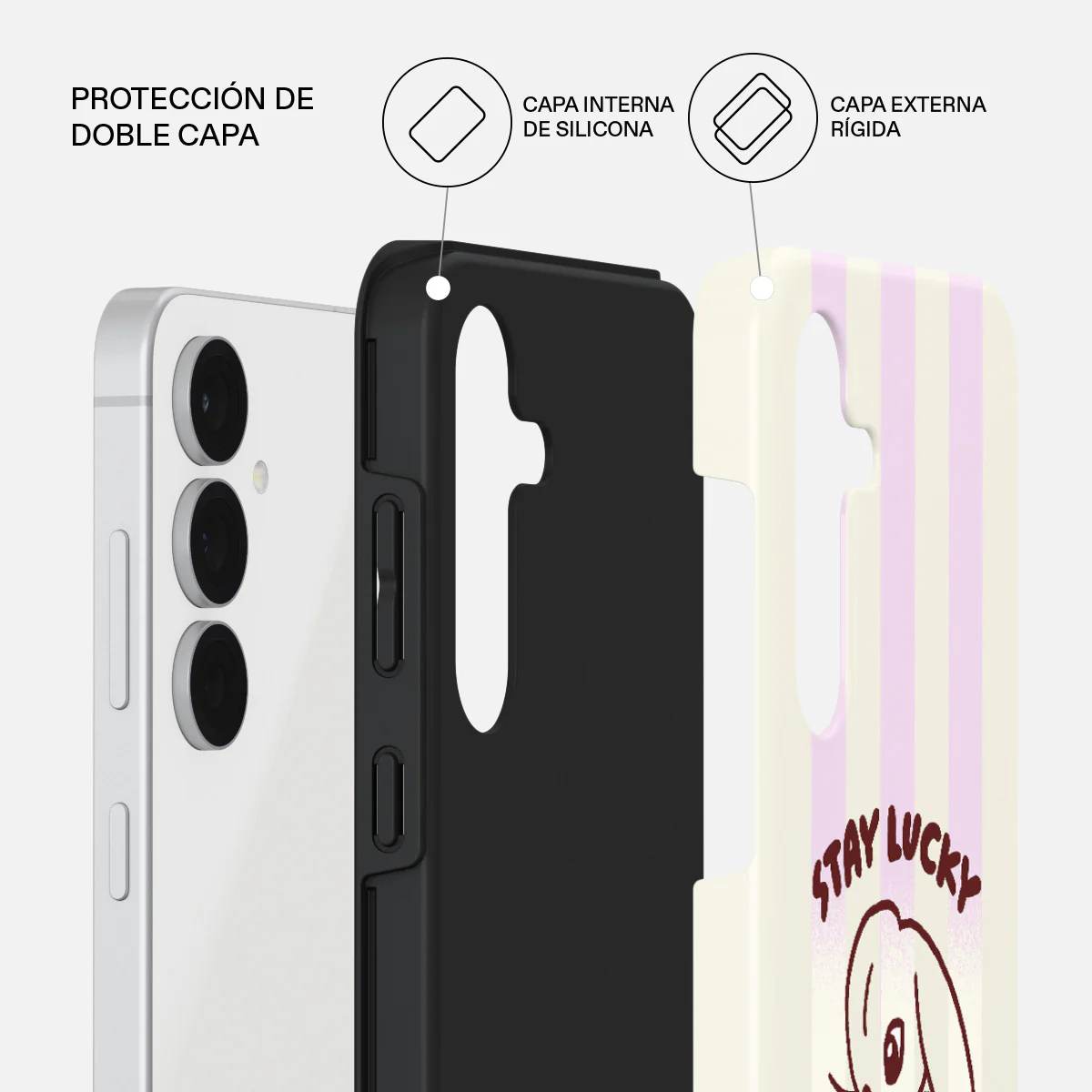 Stay Lucky - Samsung Galaxy S25 FE Funda - Image 2