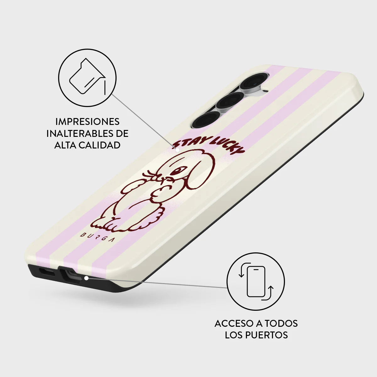 Stay Lucky - Samsung Galaxy S25 FE Funda - Image 3