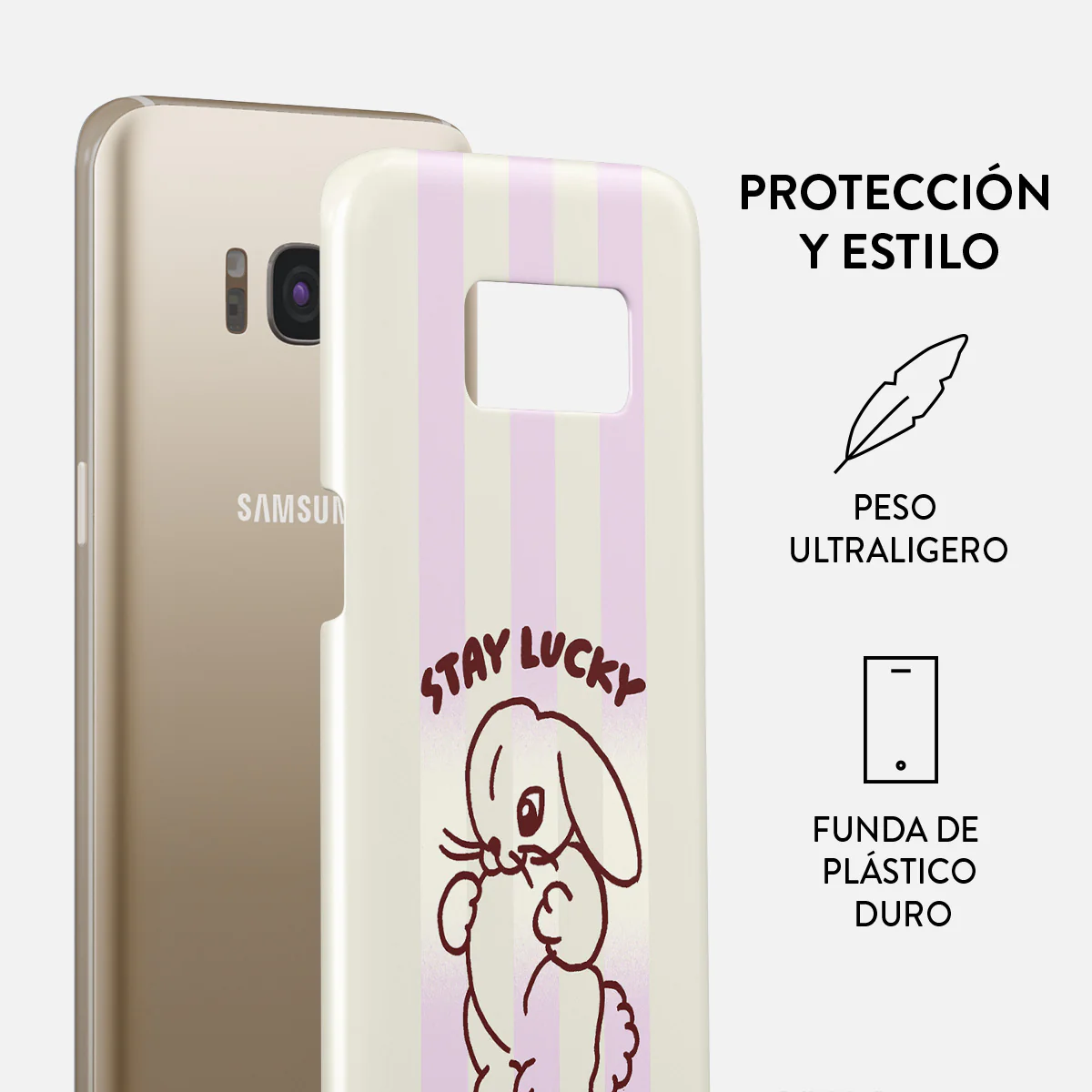 Stay Lucky - Samsung Galaxy S8 Funda - Image 2