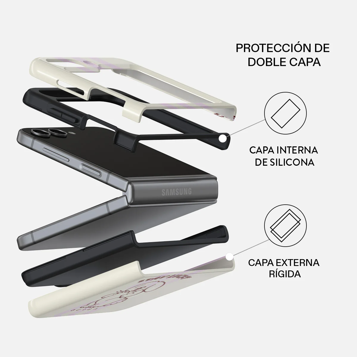 Stay Lucky - Samsung Galaxy Z Flip 5 Funda - Image 2