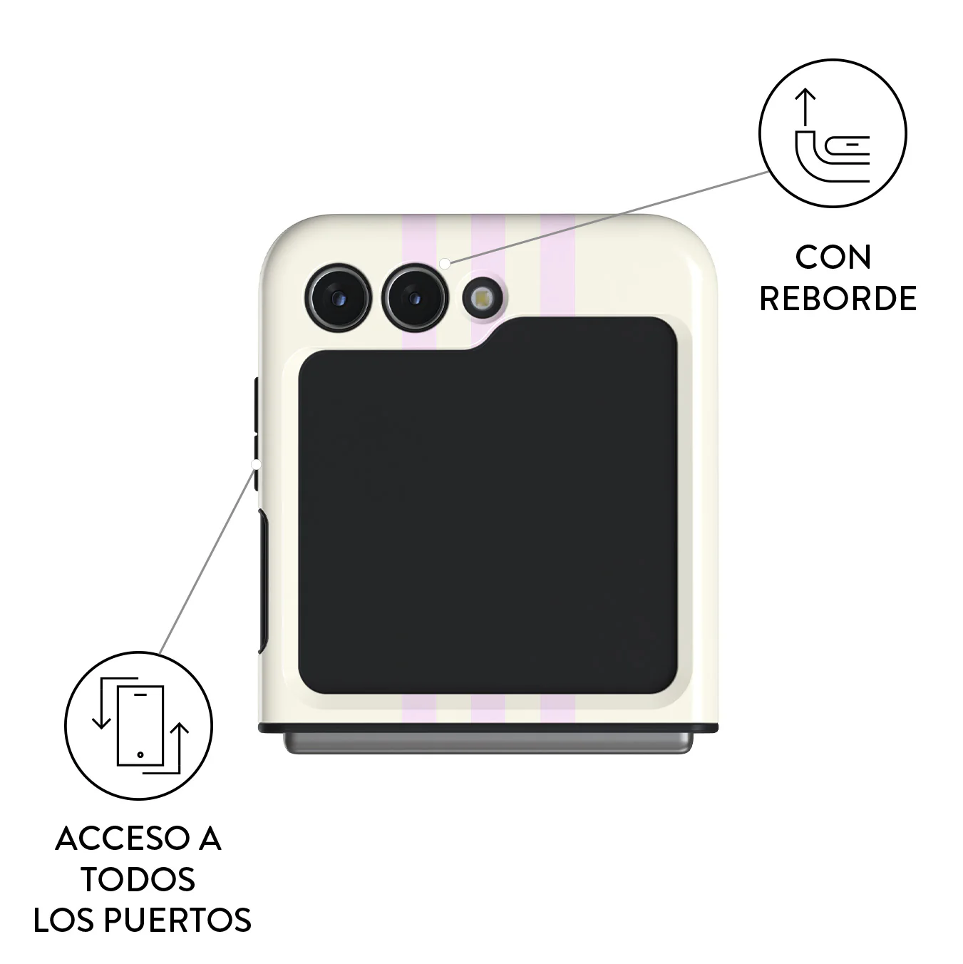 Stay Lucky - Samsung Galaxy Z Flip 5 Funda - Image 3