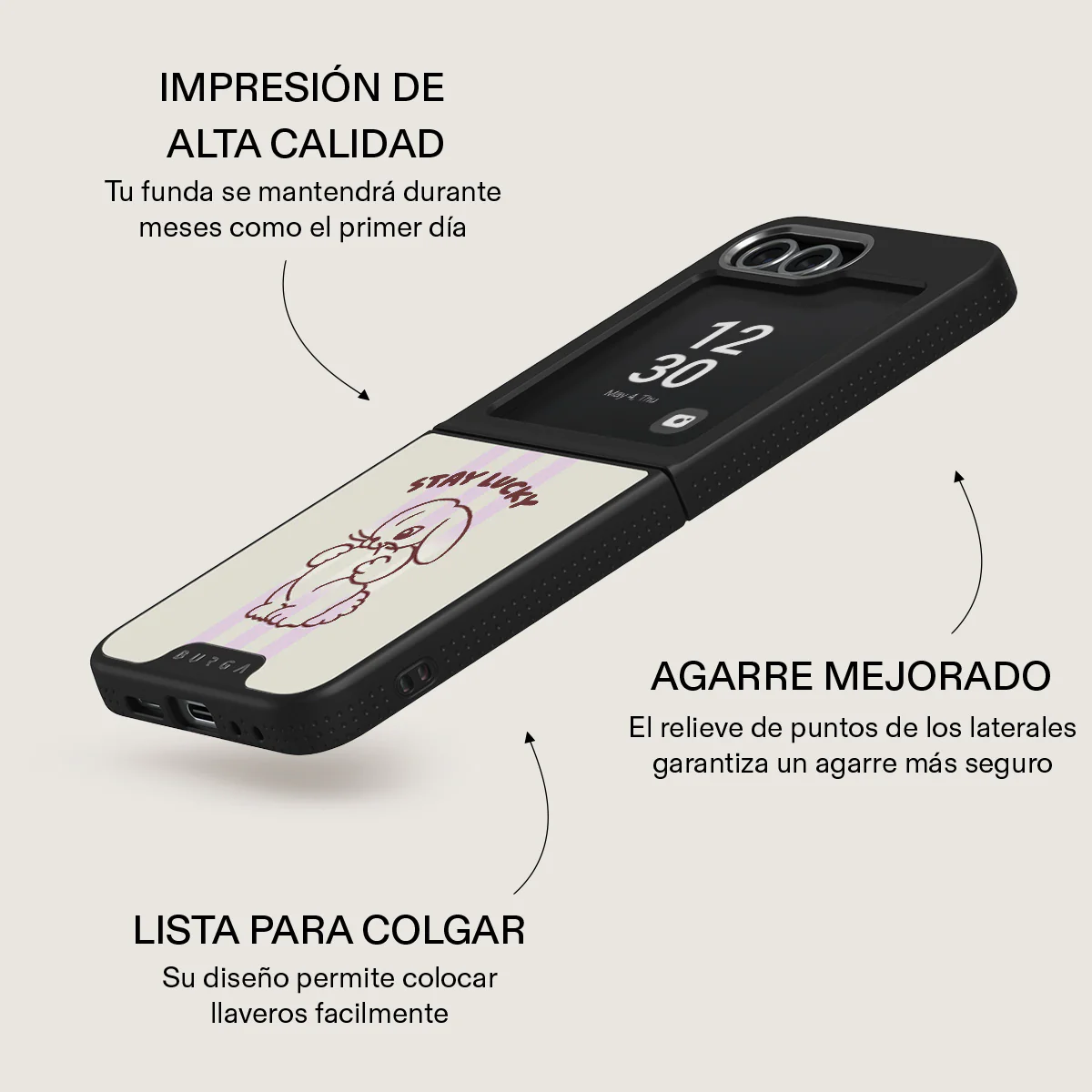 Stay Lucky - Samsung Galaxy Z Flip 6 Funda - Image 17