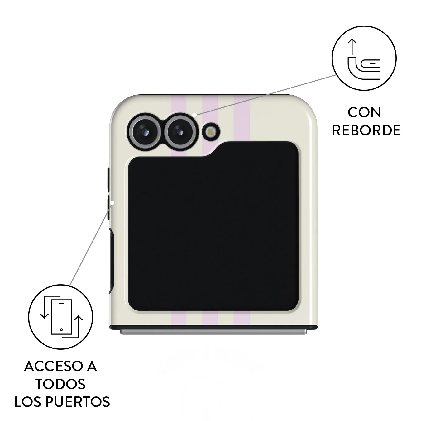 Stay Lucky - Samsung Galaxy Z Flip 6 Funda - Image 3