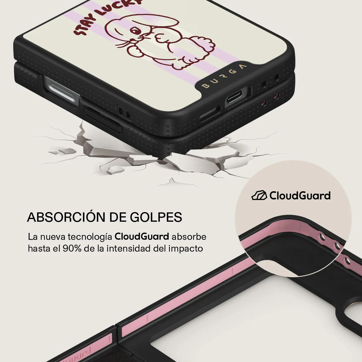 Stay Lucky - Samsung Galaxy Z Flip 6 Funda - Image 8