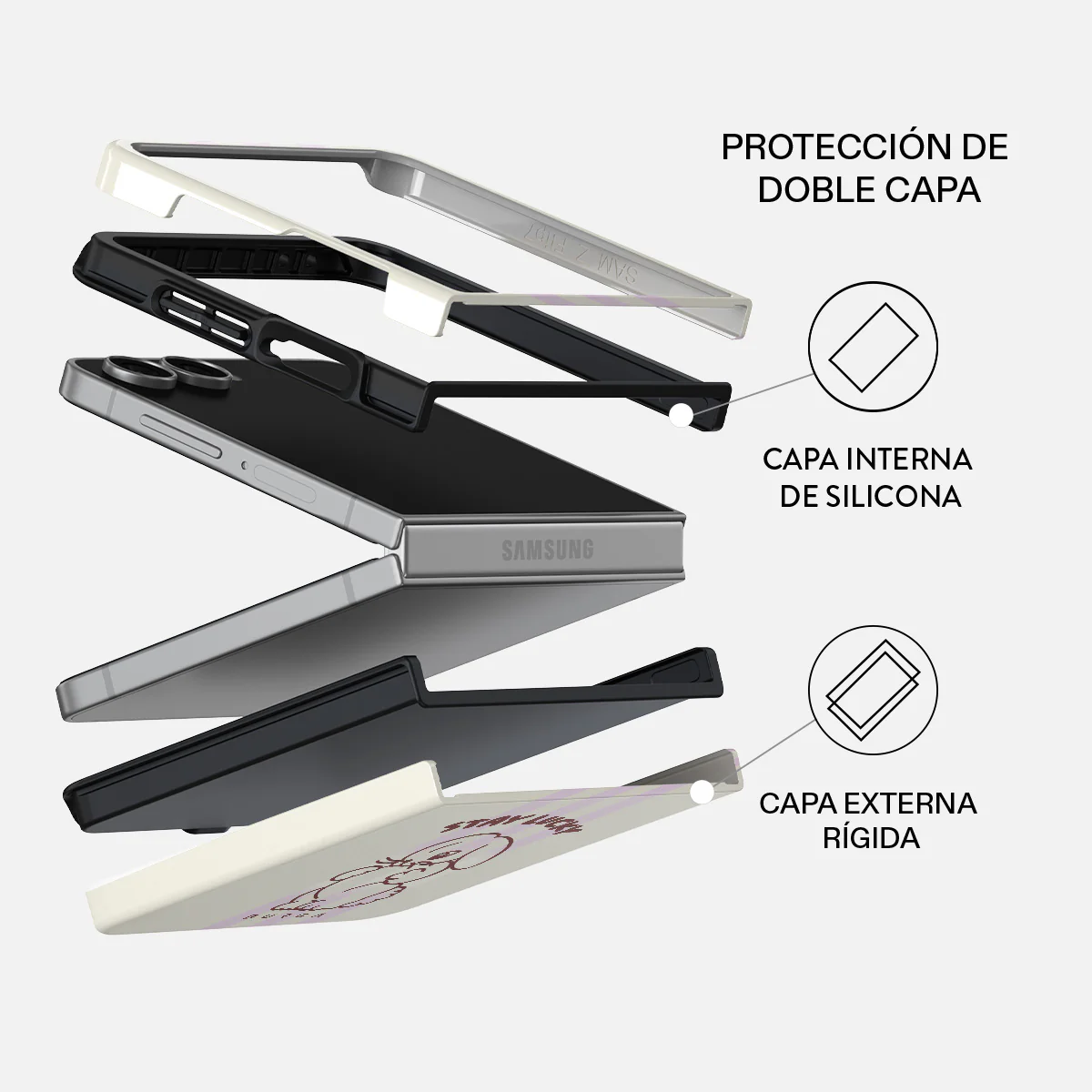 Stay Lucky - Samsung Galaxy Z Flip 7 Funda - Image 2