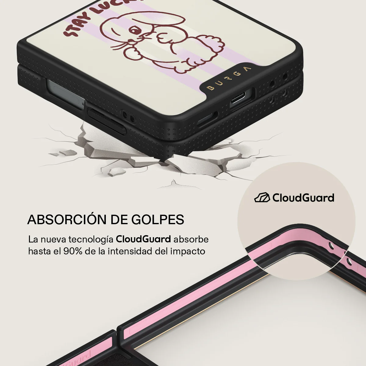 Stay Lucky - Samsung Galaxy Z Flip 7 Funda - Image 7