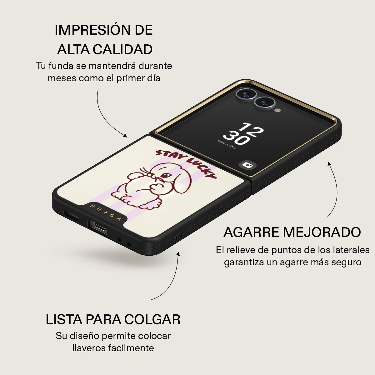 Stay Lucky - Samsung Galaxy Z Flip 7 Funda - Image 9