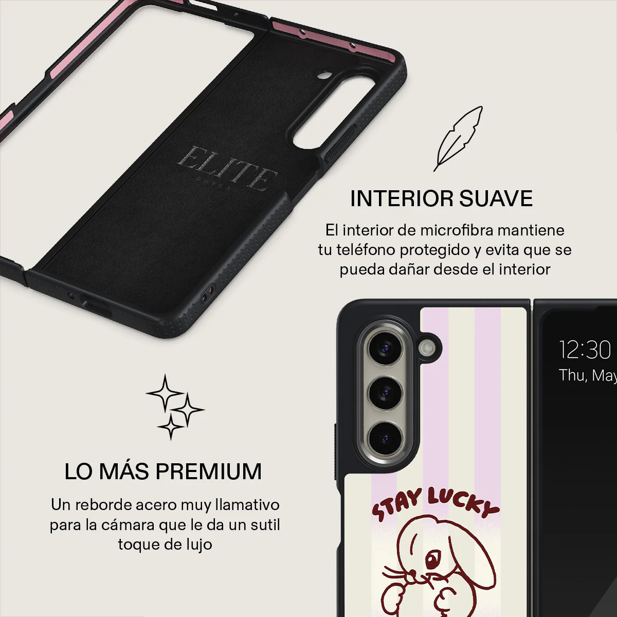Stay Lucky - Samsung Galaxy Z Fold 5 Funda - Image 13