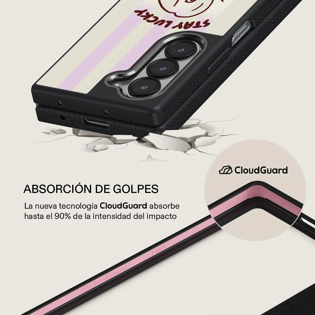 Stay Lucky - Samsung Galaxy Z Fold 6 Funda - Image 10