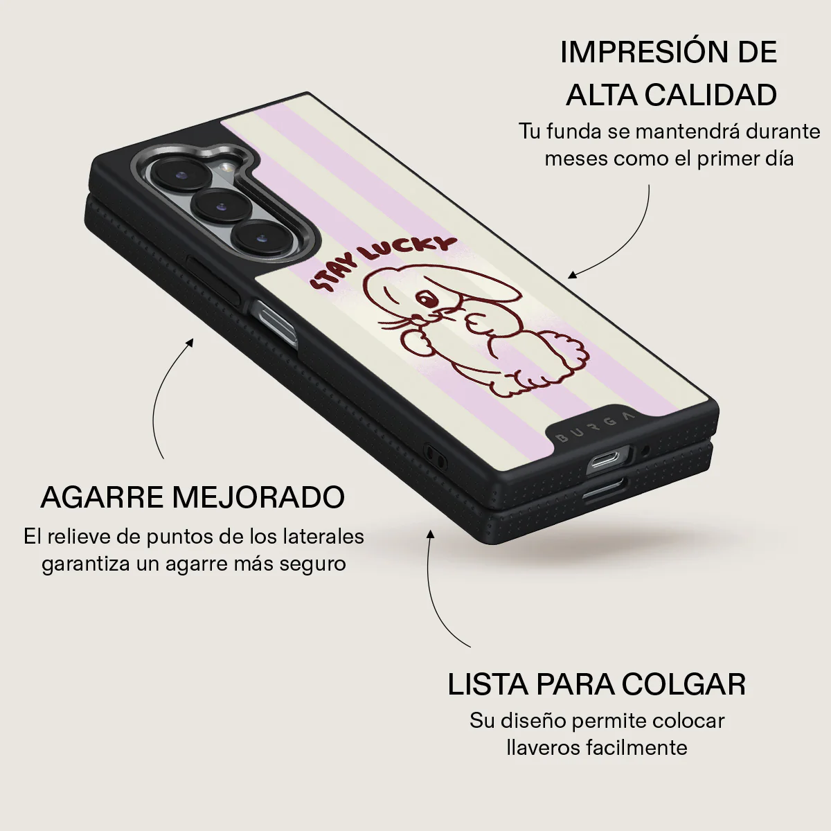 Stay Lucky - Samsung Galaxy Z Fold 6 Funda - Image 12