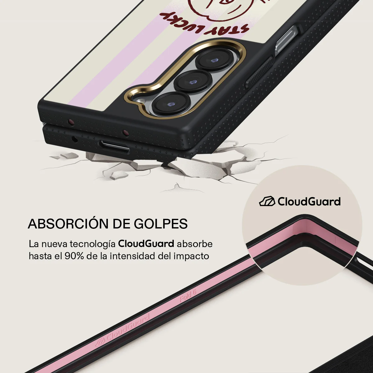 Stay Lucky - Samsung Galaxy Z Fold 6 Funda - Image 3