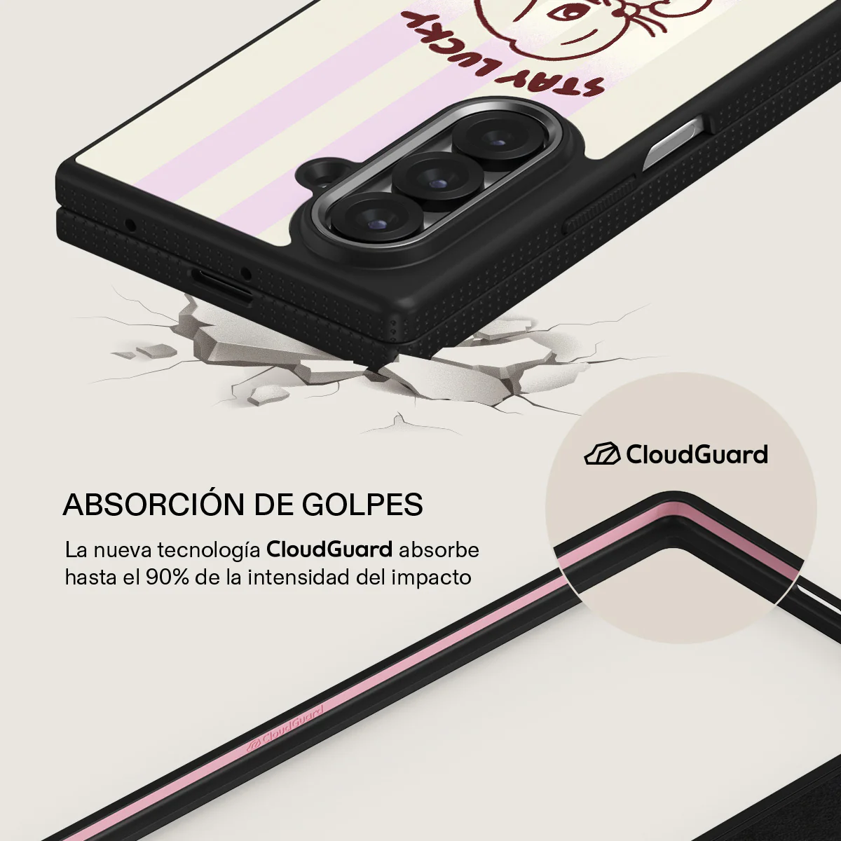 Stay Lucky - Samsung Galaxy Z Fold 7 Funda - Image 10