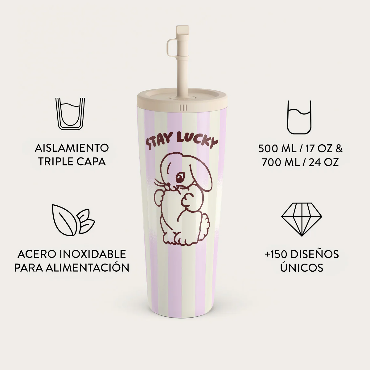 Stay Lucky - Vaso Térmico - Image 10