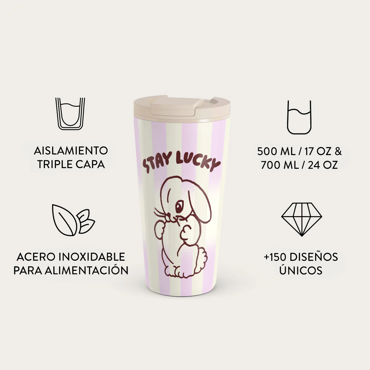 Stay Lucky - Vaso Térmico - Image 7