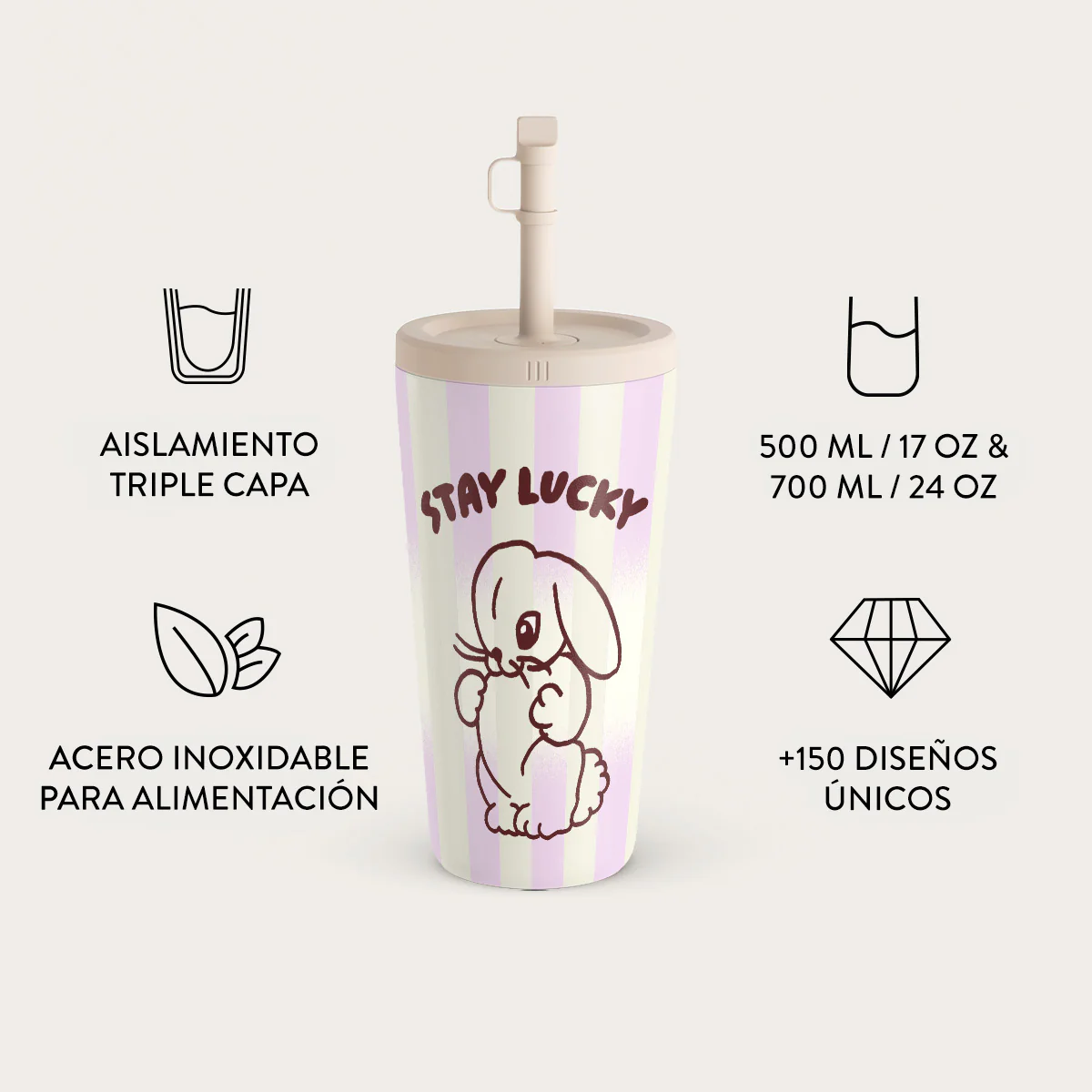 Stay Lucky - Vaso Térmico - Image 8