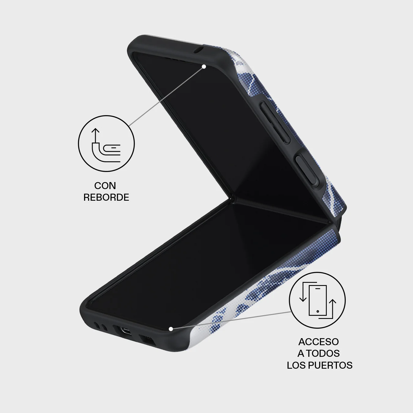 Subzero - Samsung Galaxy Z Flip 3 Funda - Image 3