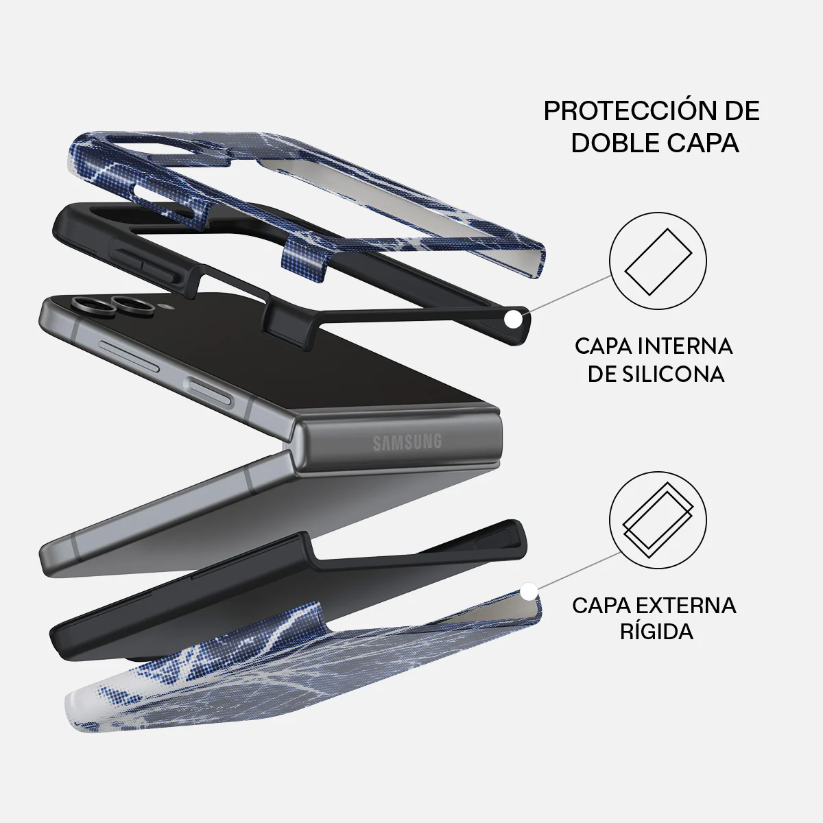 Subzero - Samsung Galaxy Z Flip 5 Funda - Image 2