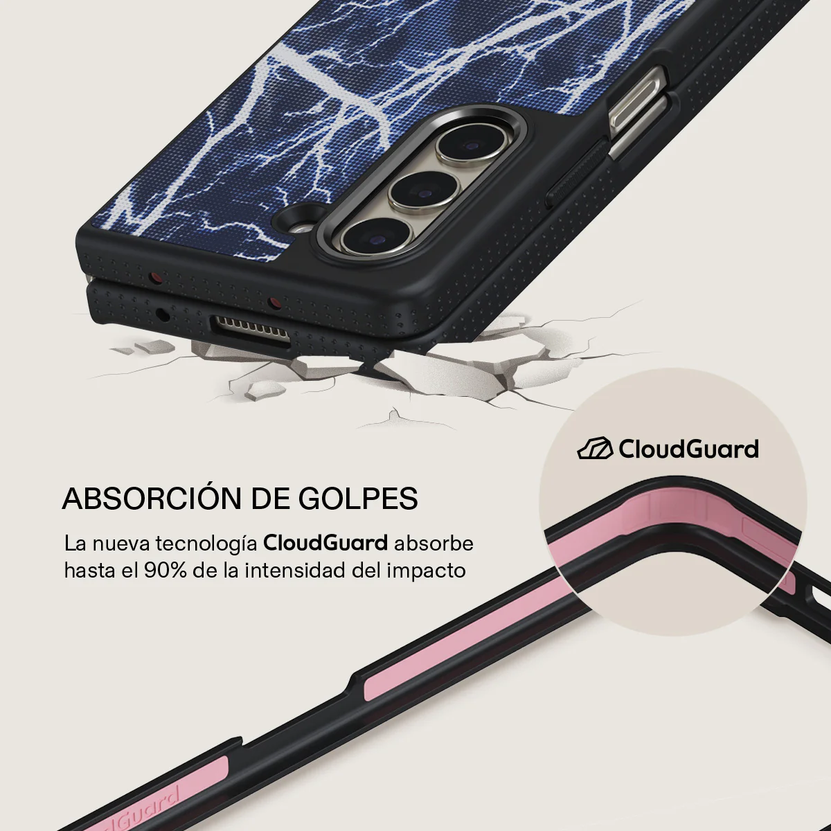 Subzero - Samsung Galaxy Z Fold 5 Funda - Image 10