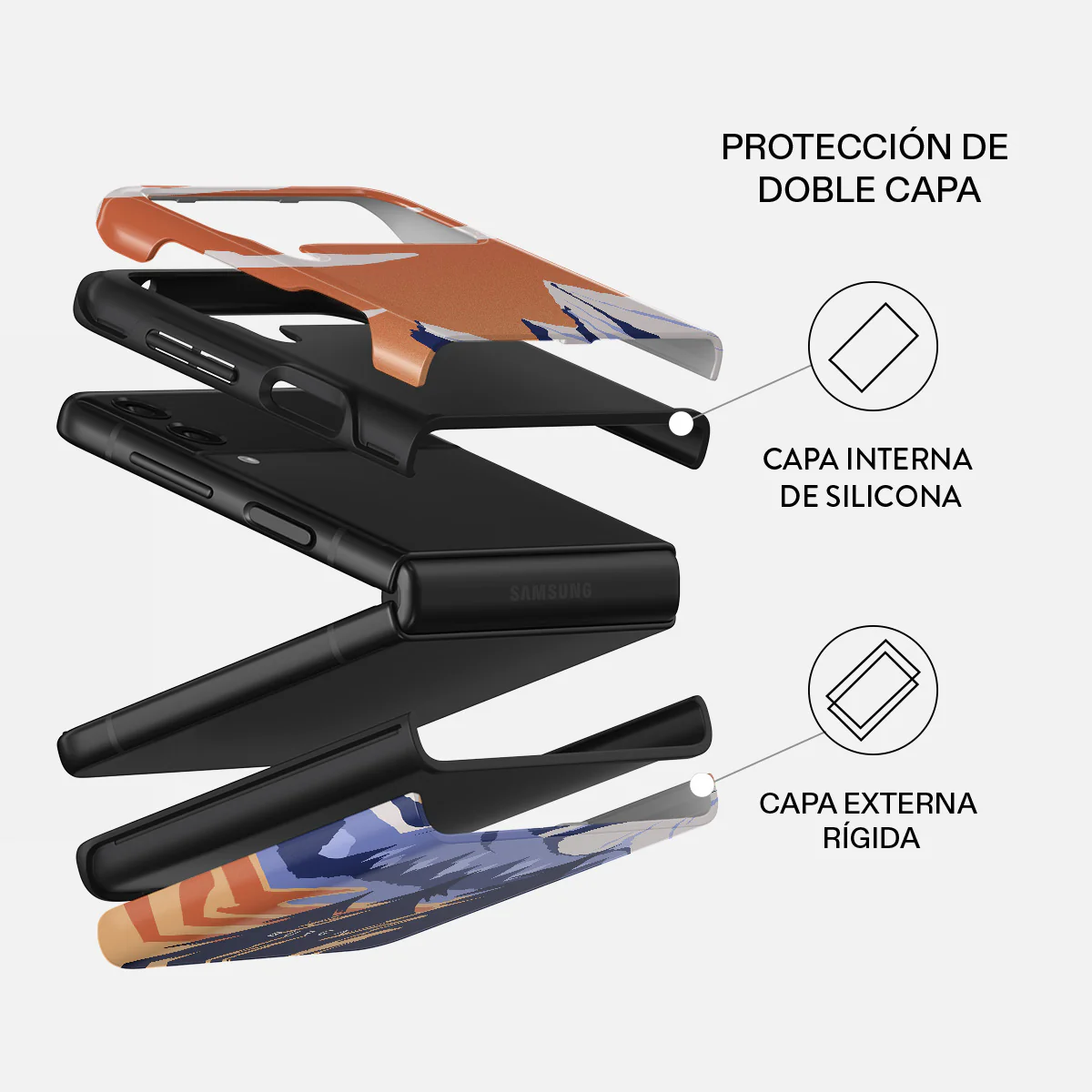 Summit - Samsung Galaxy Z Flip 3 Funda - Image 2