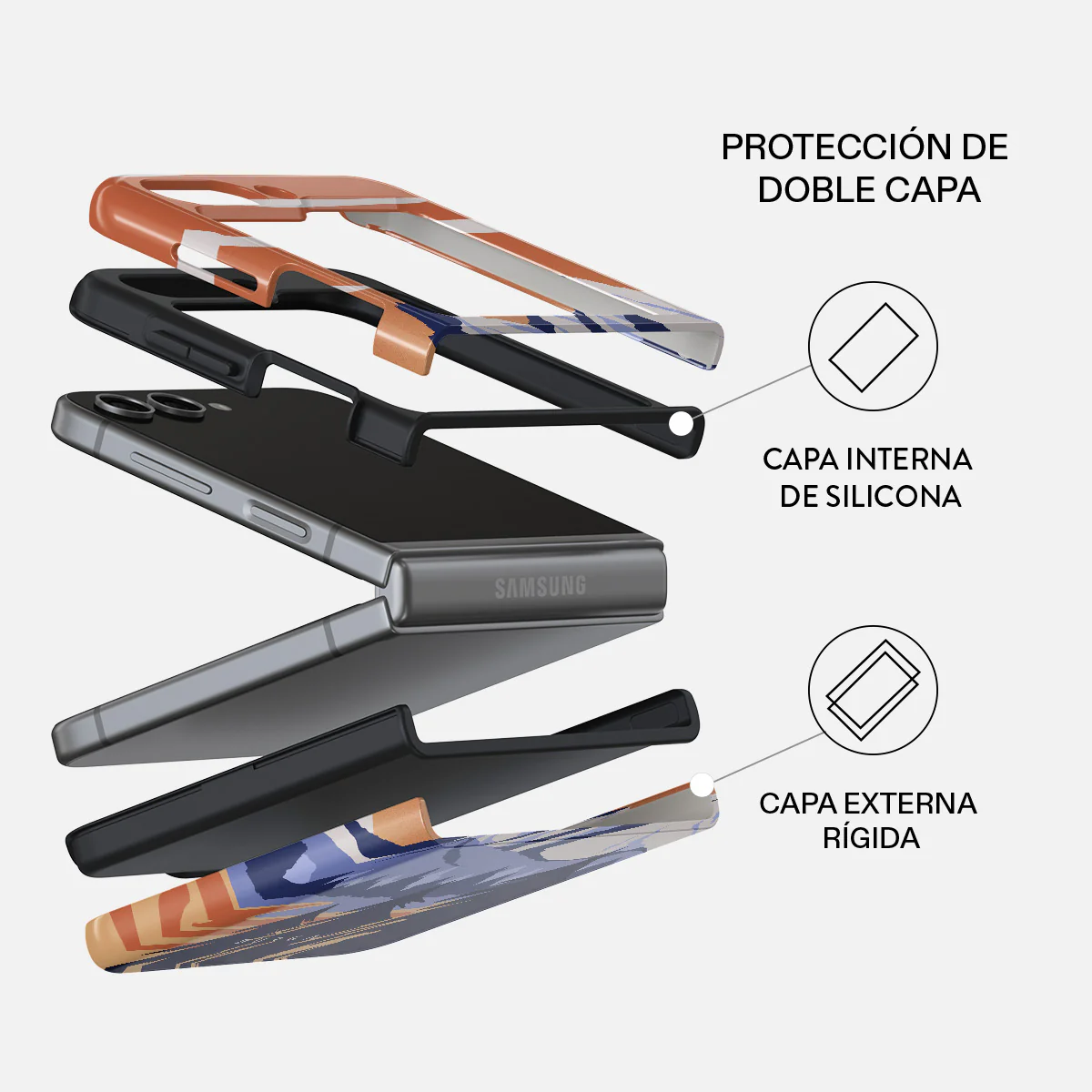 Summit - Samsung Galaxy Z Flip 5 Funda - Image 2