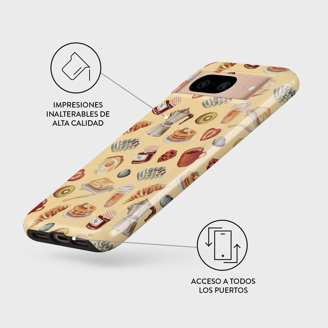Sunny Side Up - Google Pixel 8 Funda - Image 3
