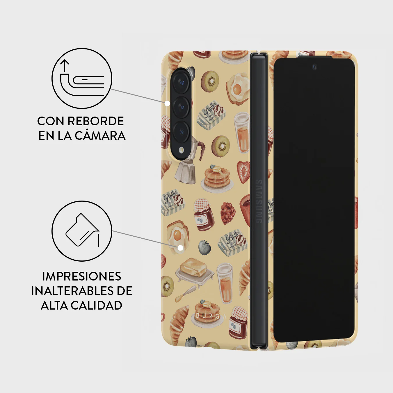 Sunny Side Up - Samsung Galaxy Z Fold 3 Funda - Image 3