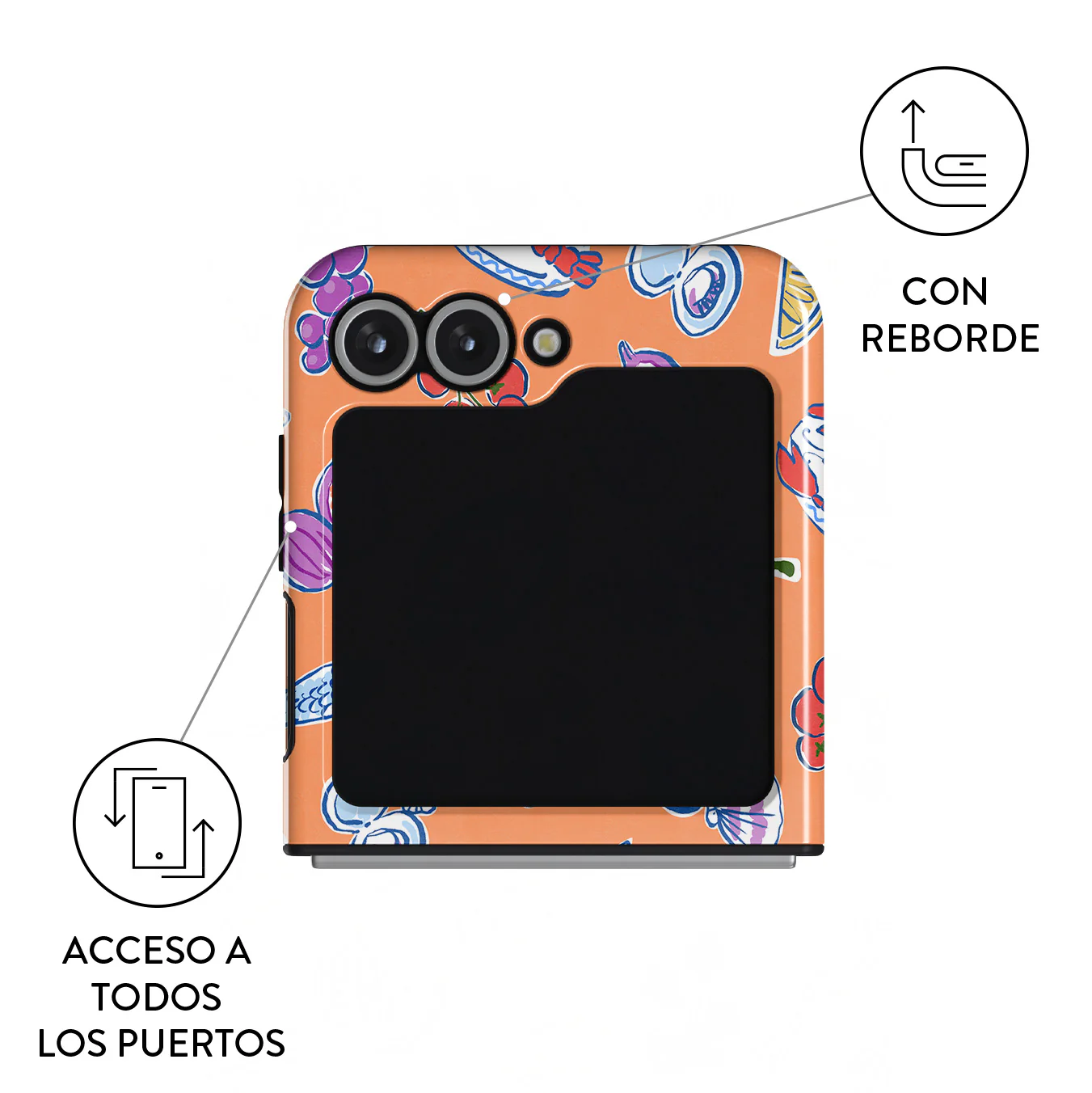 Sunset Dinner - Samsung Galaxy Z Flip 7 FE Funda - Image 3