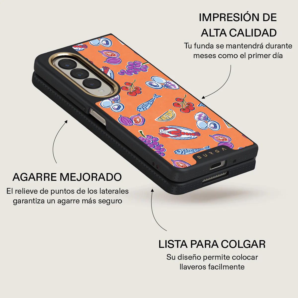 Sunset Dinner - Samsung Galaxy Z Fold 4 Funda - Image 10