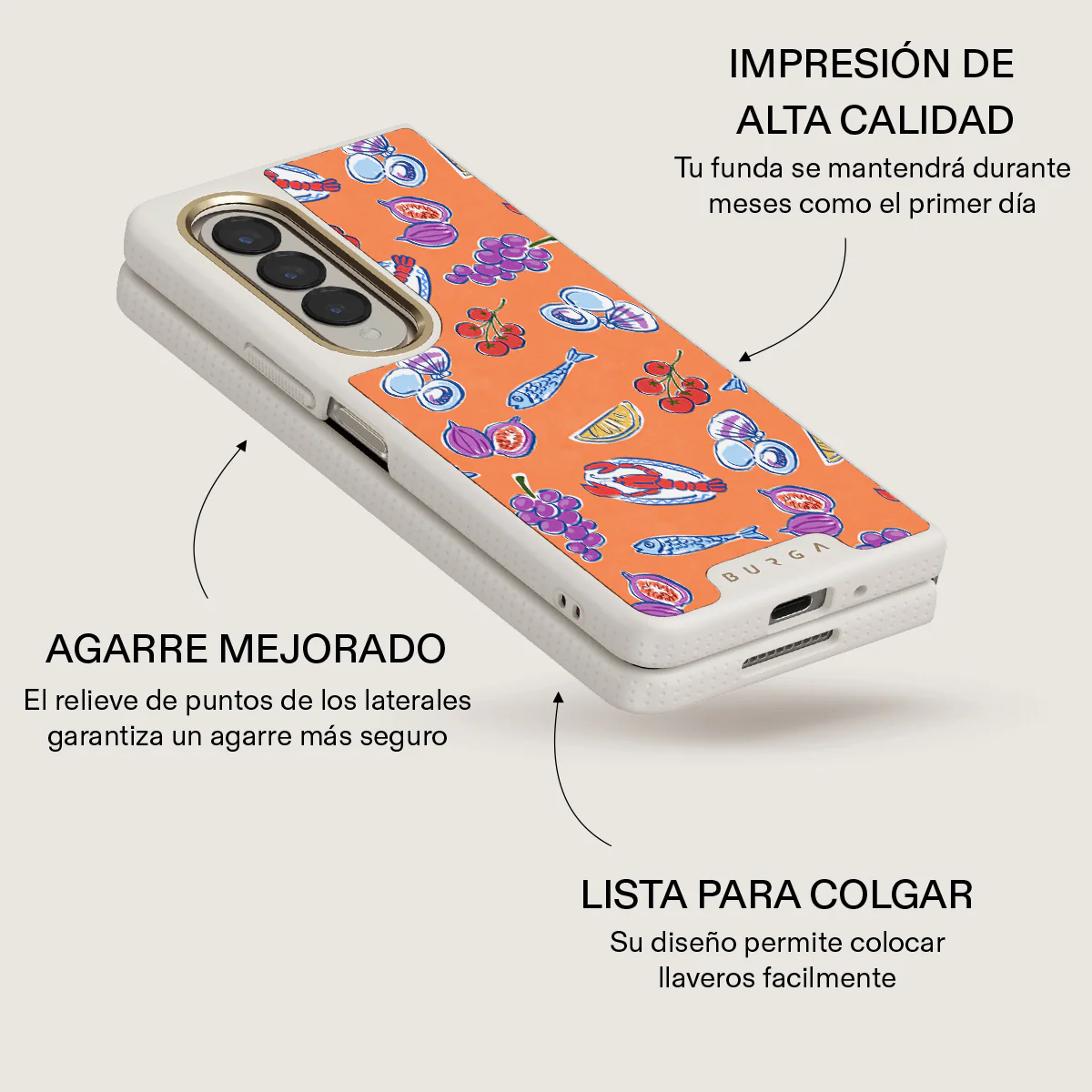 Sunset Dinner - Samsung Galaxy Z Fold 4 Funda - Image 24