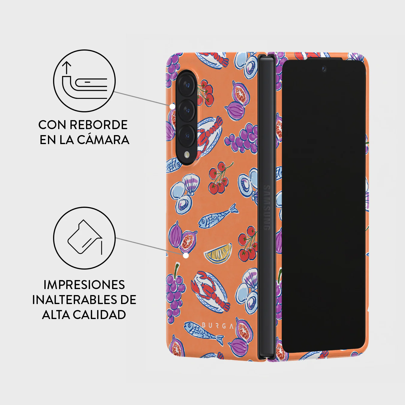 Sunset Dinner - Samsung Galaxy Z Fold 4 Funda - Image 3