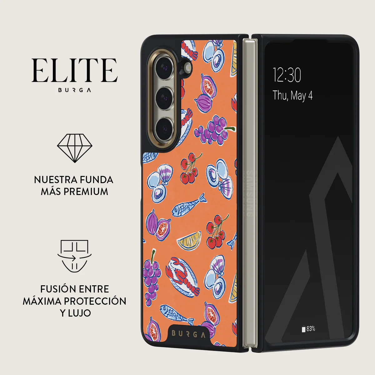 Sunset Dinner - Samsung Galaxy Z Fold 5 Funda - Image 9